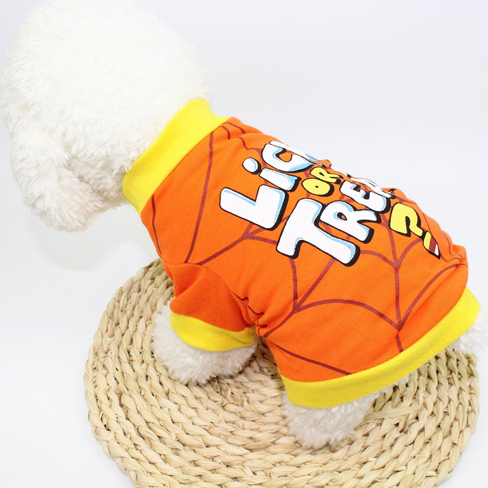 Opolski Summer Pets Cat Dog Halloween Spider Wet Shirt Clothes Cute Costume Apparel Animals & Pet Supplies > Pet Supplies > Cat Supplies > Cat Apparel CDAR   