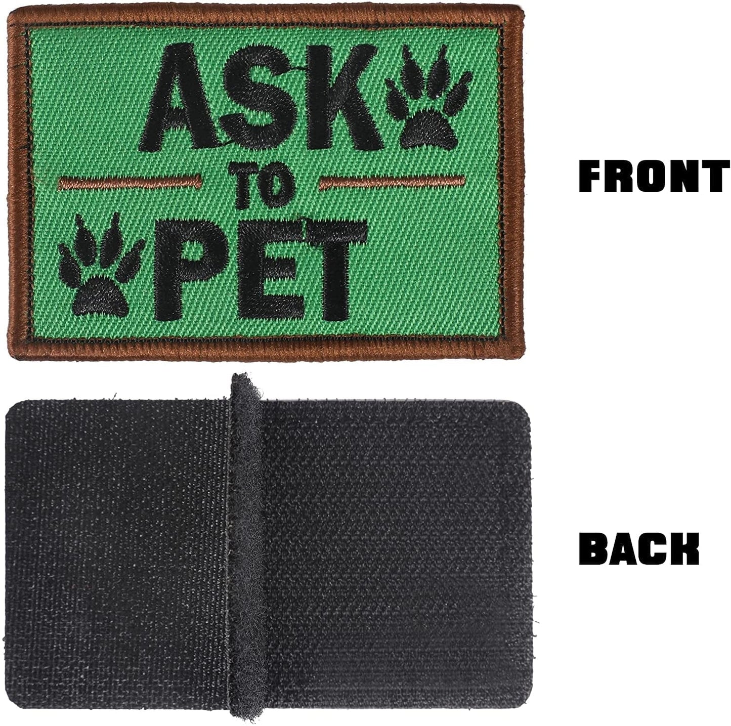 14Er Tactical K9 Unit Dog Patches Embroidered Service Animal, Ask to Pet, Do Not Pet, Therapy Dog in Training, ESA Hook and Loop Patches for Dog Vest, Military Harness, Collar and Leashes (12-Pack) Animals & Pet Supplies > Pet Supplies > Dog Supplies > Dog Apparel 14er Tactical   