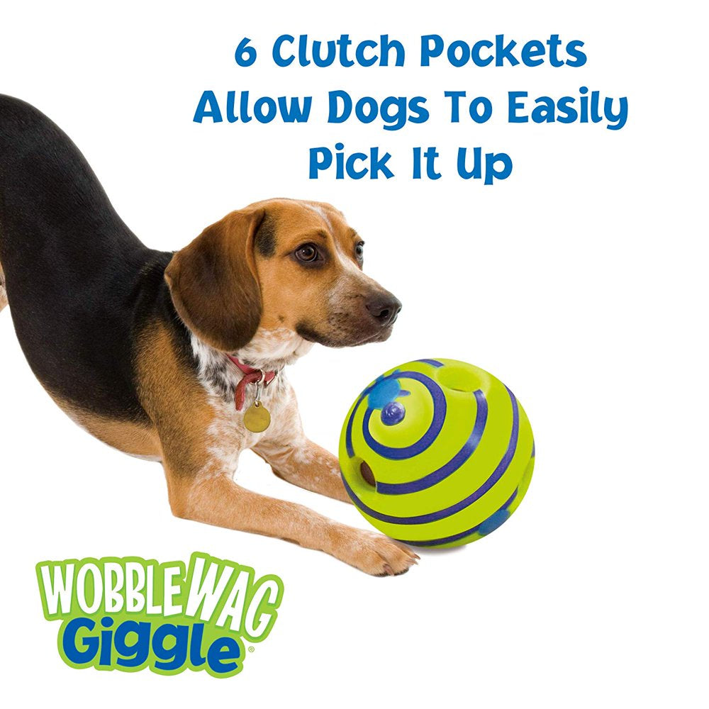 Allstar Marketing Wobble Wag Giggle Ball Dog Toy as Seen on TV Animals & Pet Supplies > Pet Supplies > Dog Supplies > Dog Toys All Star   