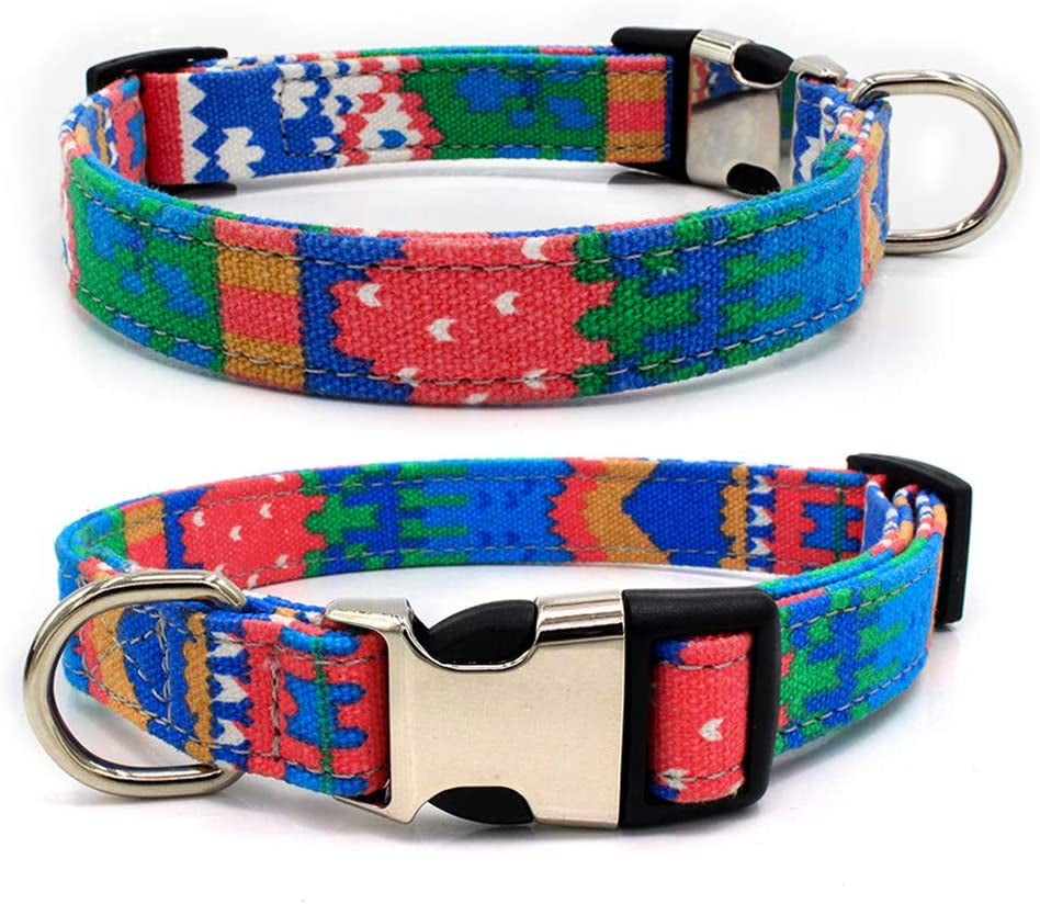 Boy Cat Collar with Bow Tie and Bell Dog Collars Cat Dog Collars Adjustable Rivets Print Collar Animals & Pet Supplies > Pet Supplies > Dog Supplies > Dog Apparel HonpraD   