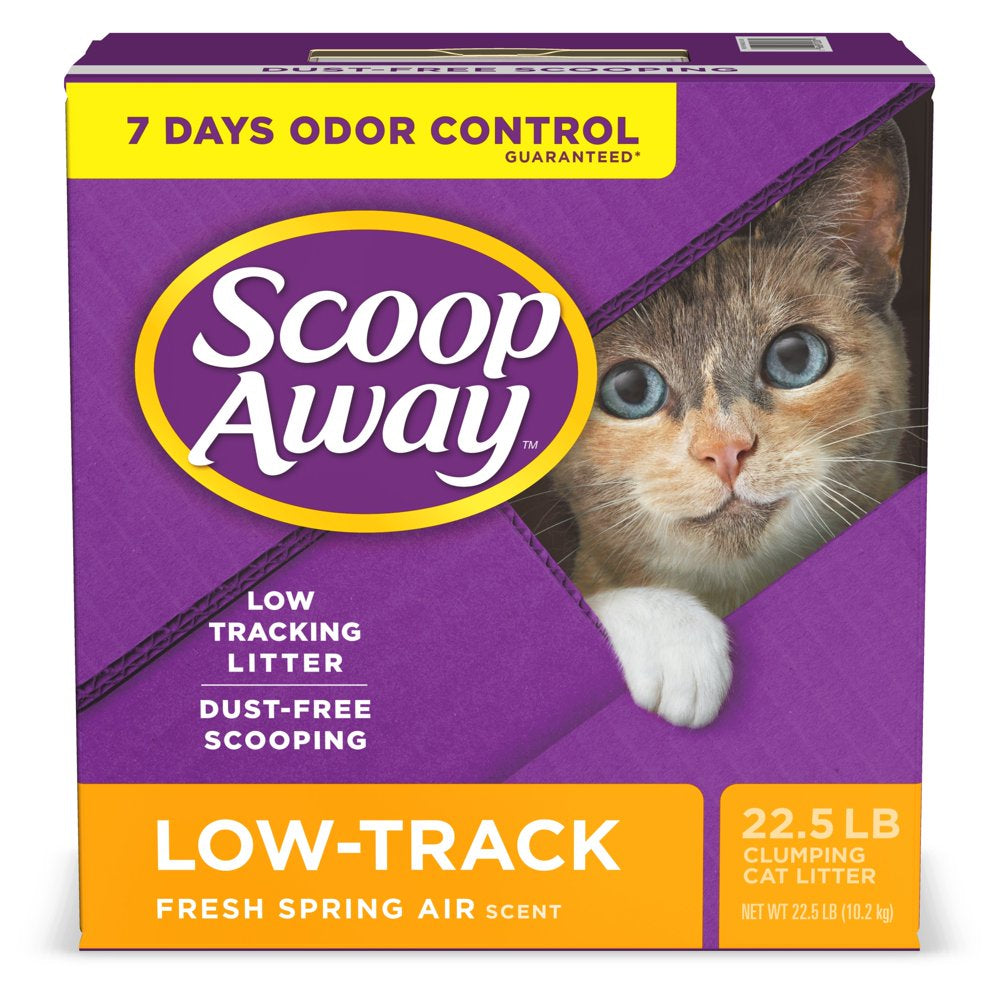 Scoop Away Low-Track Clumping Cat Litter, Fresh Spring Air Scent, 22.5 Lbs Animals & Pet Supplies > Pet Supplies > Cat Supplies > Cat Litter The Clorox Company   