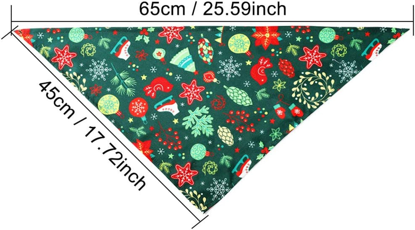 Dog Bandanas Dog Scarf Kerchief Dog Bibs Washable Cat Gift Christmas Scarf Scarf Pet Towel Dog Santa Pet Accessories Adjustable for Small to Large Dogs Cats (Green,Black,Army Green, One Size) Animals & Pet Supplies > Pet Supplies > Dog Supplies > Dog Apparel Generic   