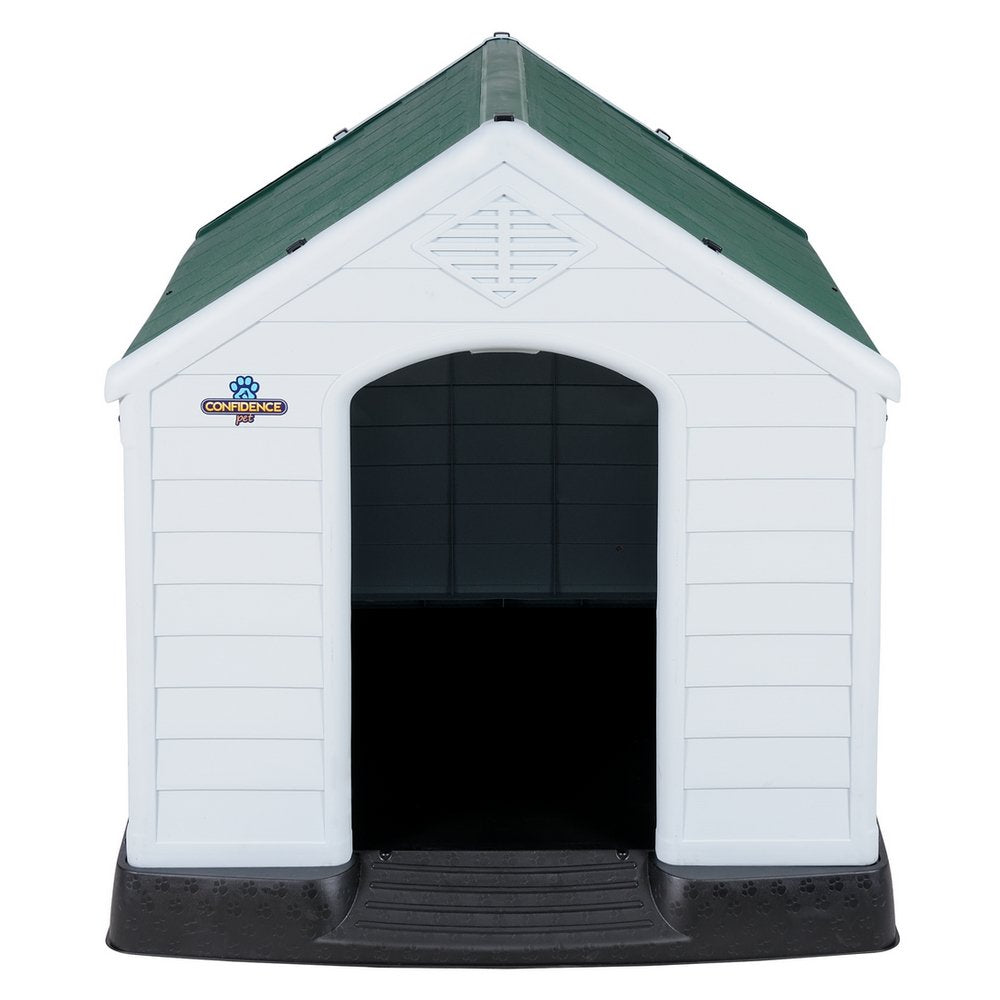 Confidence Fitness Dog Kennel, Outdoor, Plastic, Waterproof, Green Animals & Pet Supplies > Pet Supplies > Dog Supplies > Dog Houses Confidence   