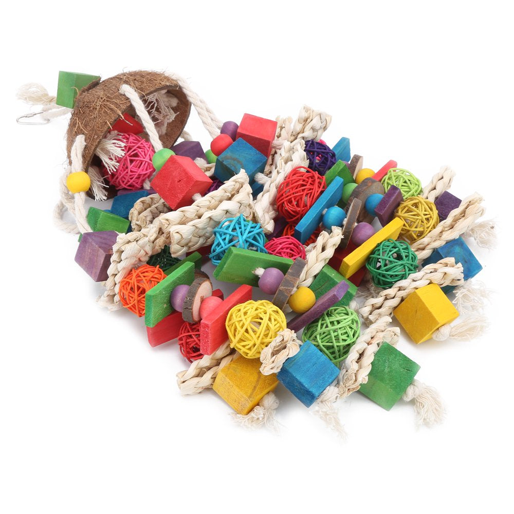 Bird Chewing Toy, Bird Swing Chewing Toy Parrots Hanging Toy Nibbled Skewers Biting Toy for Attract Pets' Attention for Parrots to Climb and Explore Animals & Pet Supplies > Pet Supplies > Bird Supplies > Bird Toys Gupbes   