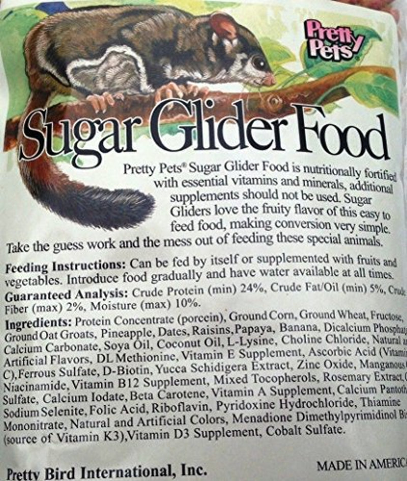 Pretty Bird International Sugar Glider Food for Birds, 12-Ounce Animals & Pet Supplies > Pet Supplies > Small Animal Supplies > Small Animal Food Pretty Pets   