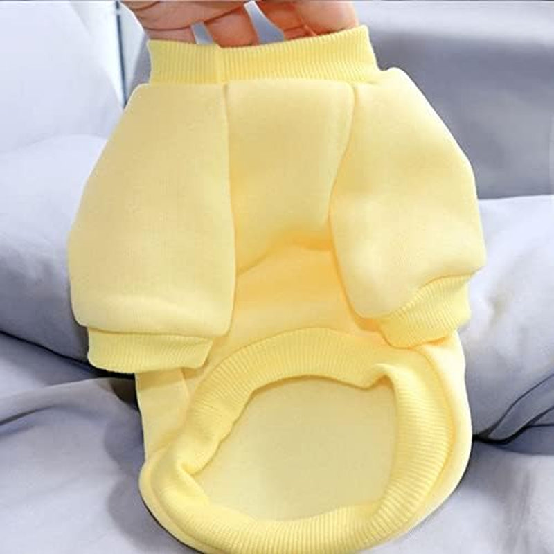 BADALO Dog Winter Clothes Pets Outfits Warm Clothes for Small Medium Dogs Costumes Coat Pet Jacket/Yellow/S Code Animals & Pet Supplies > Pet Supplies > Dog Supplies > Dog Apparel BADALO   