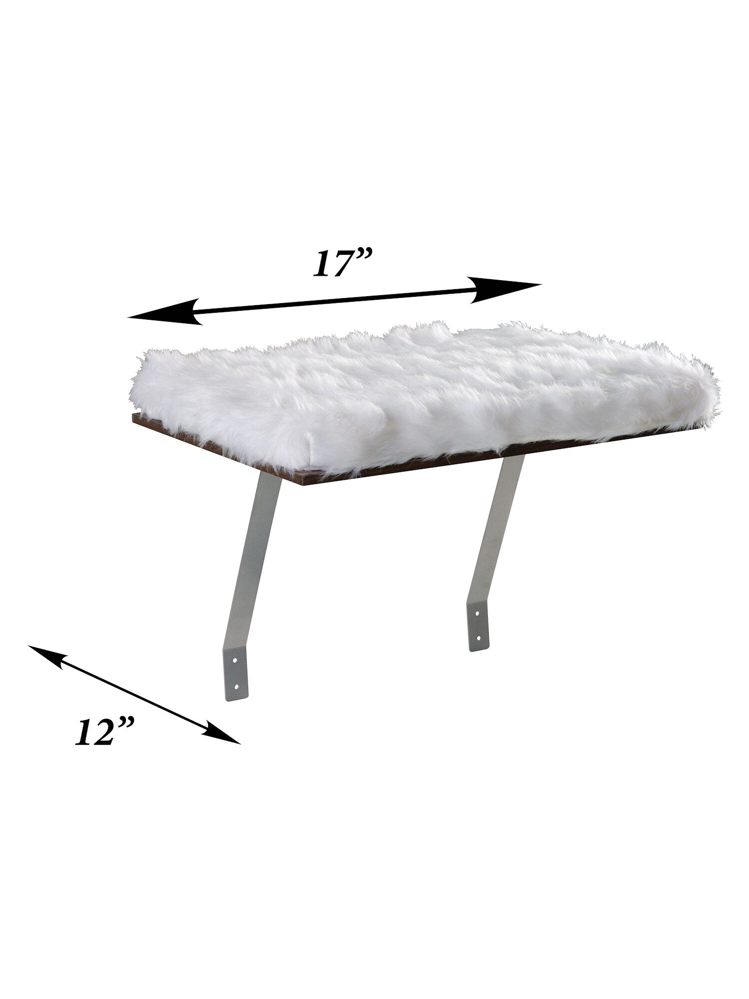 Etna Window Mount Cat Perch Window Sill Shelf, Padded Cat Wall Bed