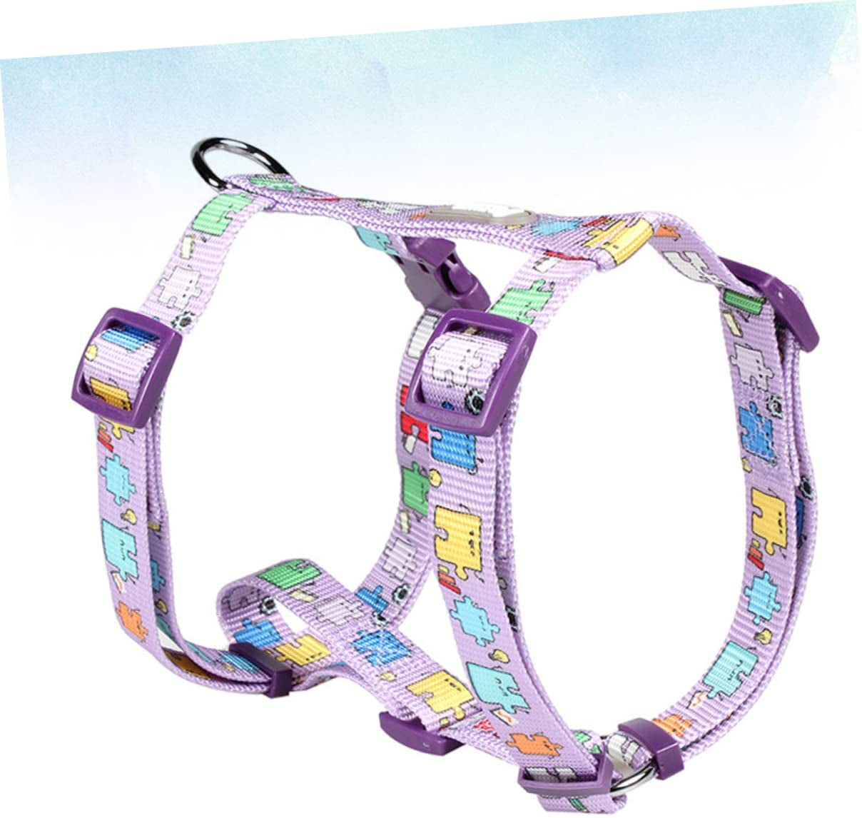 Balacoo Drawstrings Suspender Rabbit Harness Dog Harness Vest Outdoor Cat Harness Pet Dog Collar Pet Supplies Leashes Bridle Pet Pulling Rope Pet Traction Strap Pet Pulling Strap Purple Animals & Pet Supplies > Pet Supplies > Dog Supplies > Dog Apparel Balacoo   