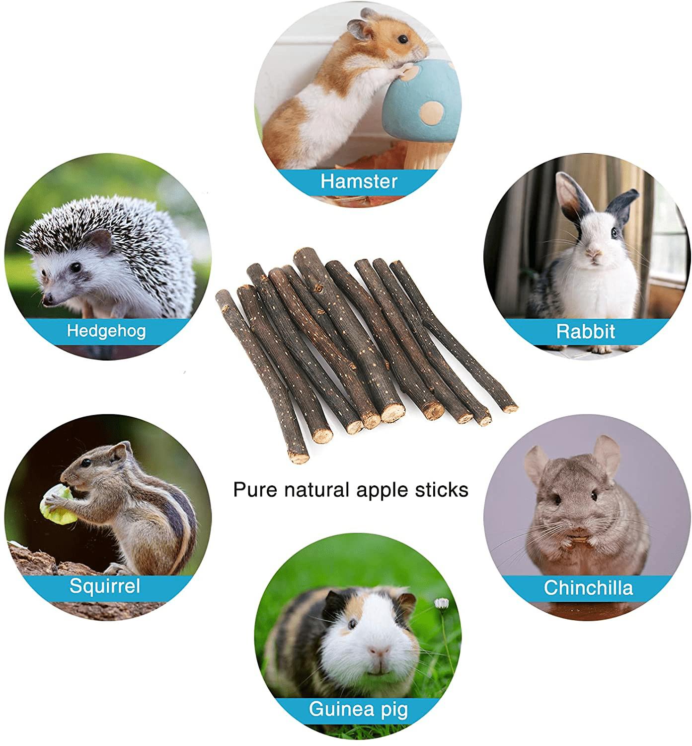 15Pcs Pet Toys Squirrel Gerbil Chinchilla and Dwarf Hamster Bird Hanging Toys, 3 Wooden Pedal Platforms, Straw Nest, Hammock,10 Apple Sticks Chew Toys,Cage Accessories for Small Animal Habitat Animals & Pet Supplies > Pet Supplies > Small Animal Supplies > Small Animal Habitat Accessories lenpestia   