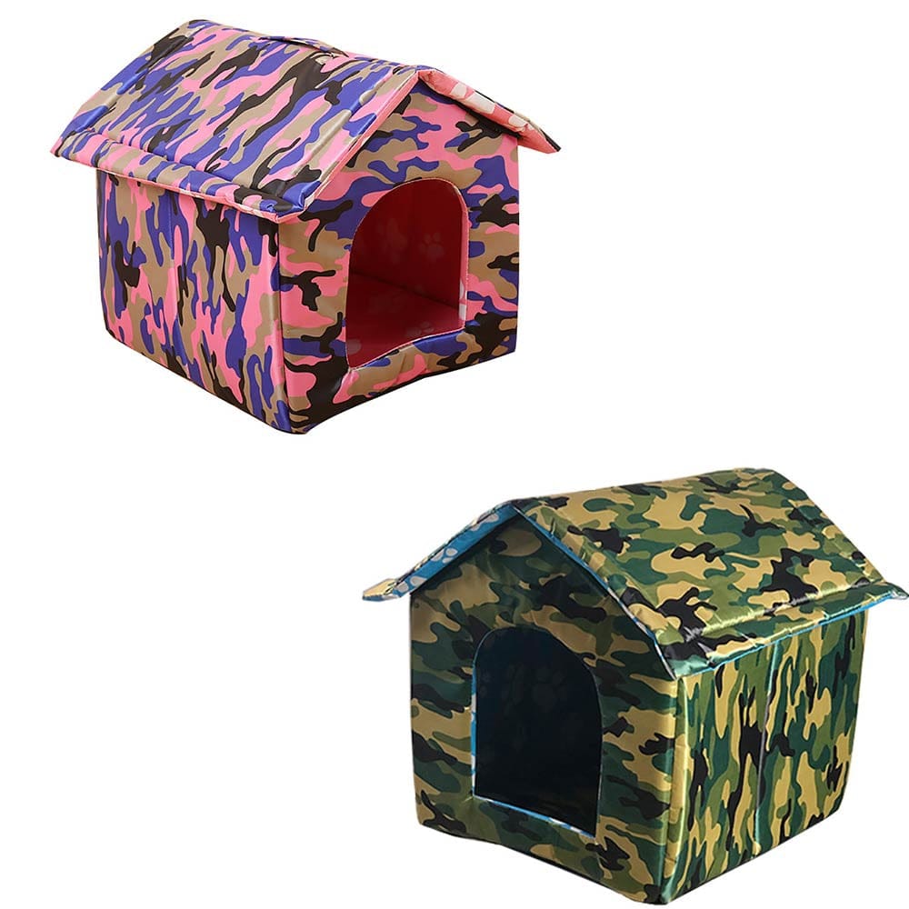 16 Inch Dog House Medium Small Waterproof Ventilate Pet House Plastic Puppy Shed Outdoor & Indoor Animals & Pet Supplies > Pet Supplies > Dog Supplies > Dog Houses Lemonbest   