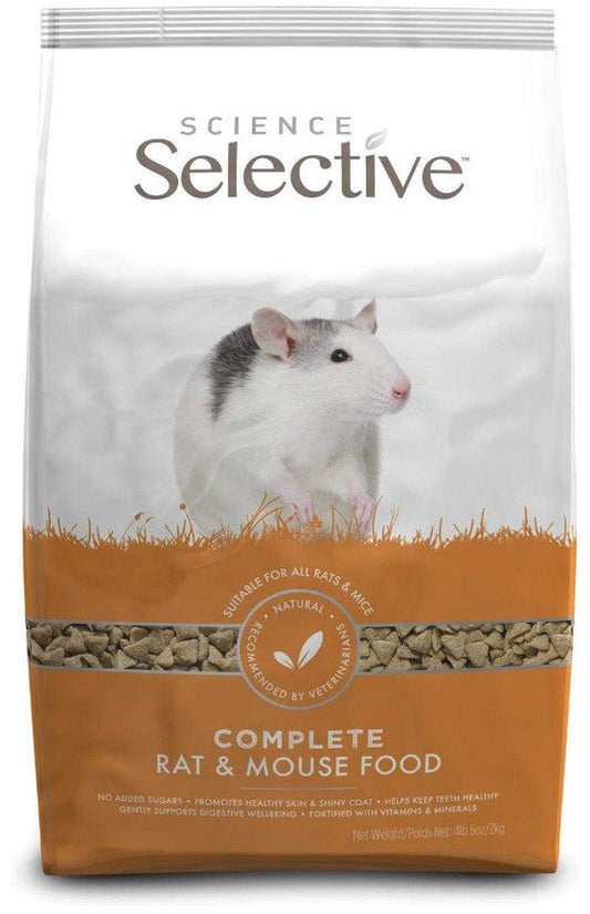 16 Lb (4 X 4 Lb) Supreme Pet Foods Science Selective Complete Rat and Mouse Food Animals & Pet Supplies > Pet Supplies > Small Animal Supplies > Small Animal Food Supreme   