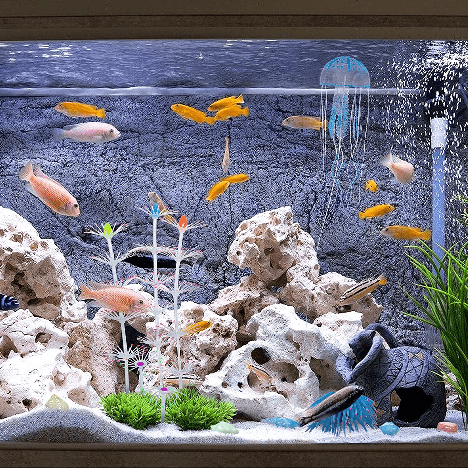 Aquarium Decor, Not Fade Aquarium Ornaments, Simulation Durable For  Aquarium Fish Tank 
