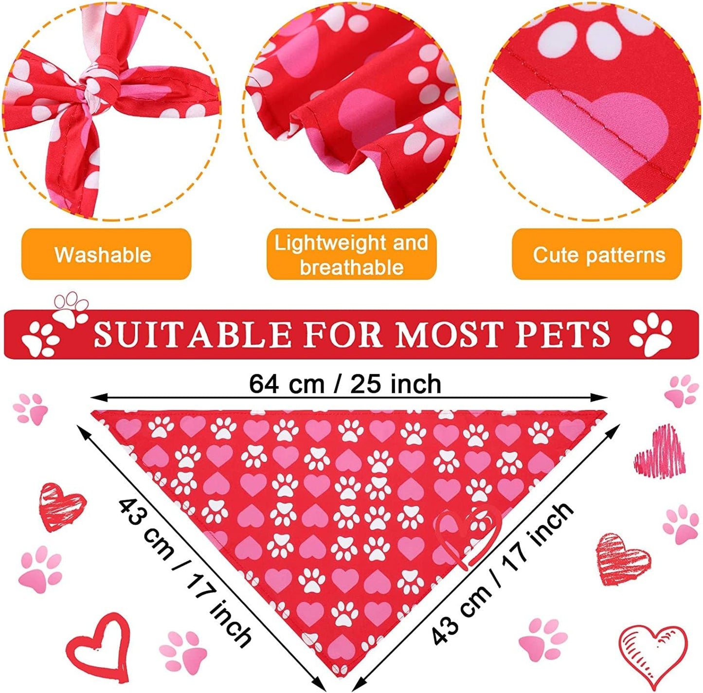 16 Pieces Valentine'S Day Dog Bandanas Holiday Dog Bandanas St Patrick'S Day Easter Dog Bandanas Summer Birthday Triangle Pet Bib Festival Element Pet Dog Scarf Bandana for Dogs Cats Pets Animals & Pet Supplies > Pet Supplies > Dog Supplies > Dog Apparel Weewooday   