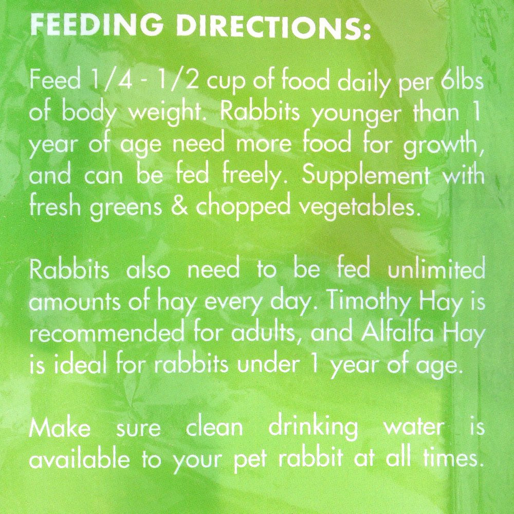 Menu Premium Rabbit Food - Timothy Hay Pellets Blend - Vitamin and Mineral Fortified, 8 Lb Animals & Pet Supplies > Pet Supplies > Small Animal Supplies > Small Animal Food Vitakraft Sunseed Inc.   
