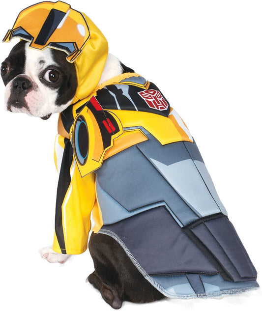 Rubie'S Transformers Bumble Bee Deluxe Pet Costume, Small Animals & Pet Supplies > Pet Supplies > Dog Supplies > Dog Apparel Rubies Decor Pets Small  
