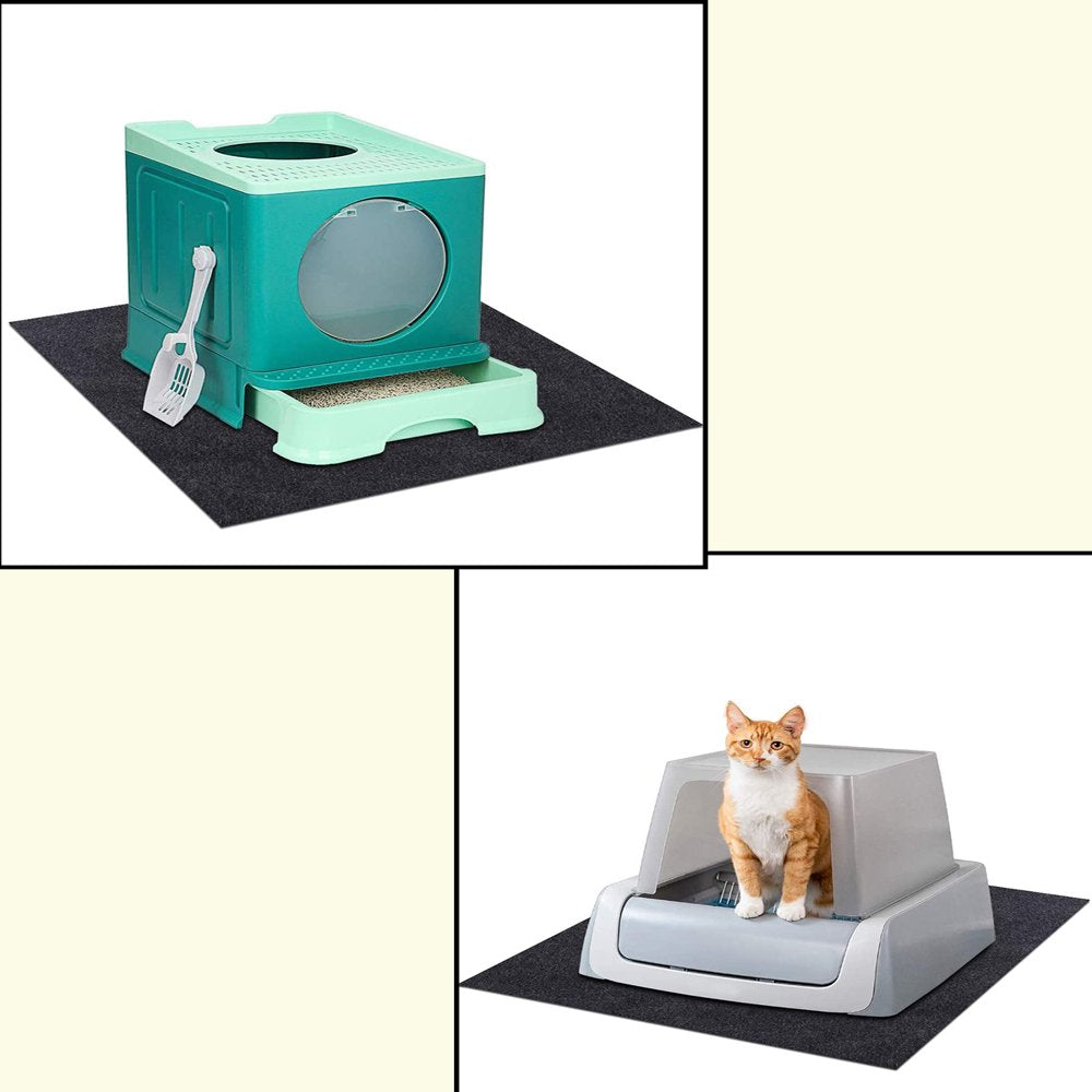 Under the Cat Litter Boxes Mat Animals & Pet Supplies > Pet Supplies > Cat Supplies > Cat Litter Box Mats KOL PET   