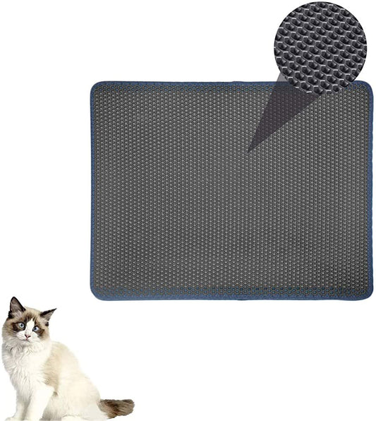 Foldable Cat Litter Mat - Double Layer EVA Litter Box Mat - Honeycomb - Waterproof - BPA Free - Washable - Easy to Clean - Scatter Control Animals & Pet Supplies > Pet Supplies > Cat Supplies > Cat Litter Box Mats QQ66-44925_3   