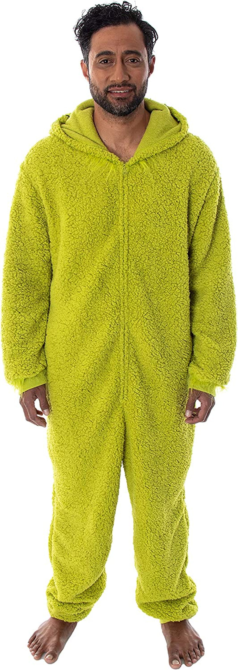 Dr. Seuss the Grinch Who Stole Christmas Matching Family Costume Pajama Sherpa Union Suit - Adult, Child, Toddler, Pets Animals & Pet Supplies > Pet Supplies > Dog Supplies > Dog Apparel Seven Times Six   