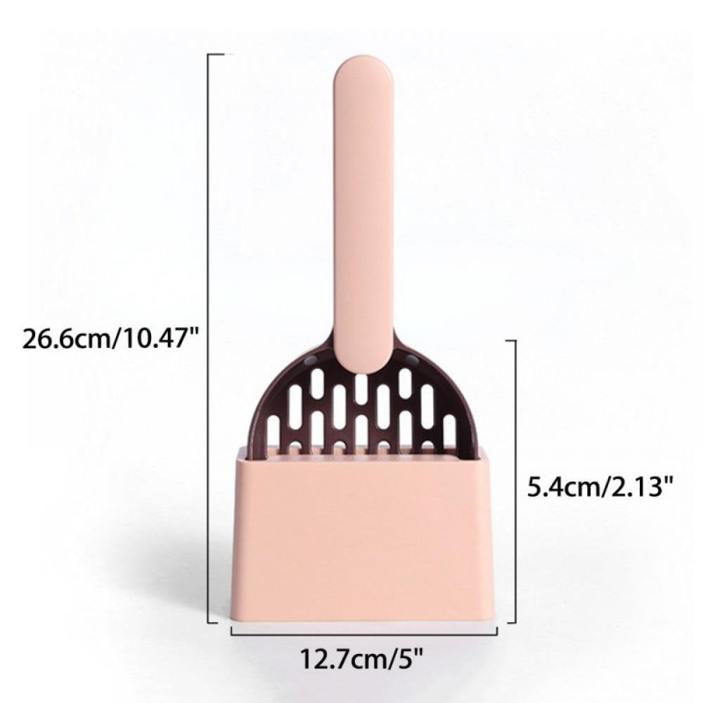 Sacredtree Cat Litter Shovel with a Fixed Device Slag Sieve for Quick Shovel Screening Long Handle Cat Cleaning Supplies Animals & Pet Supplies > Pet Supplies > Cat Supplies > Cat Litter Sacredtree   