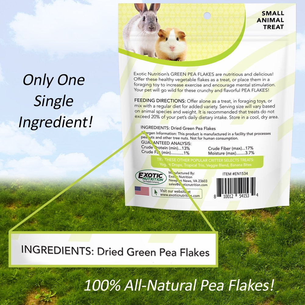Exotic Nutrition Green Pea Flakes 3 Oz.