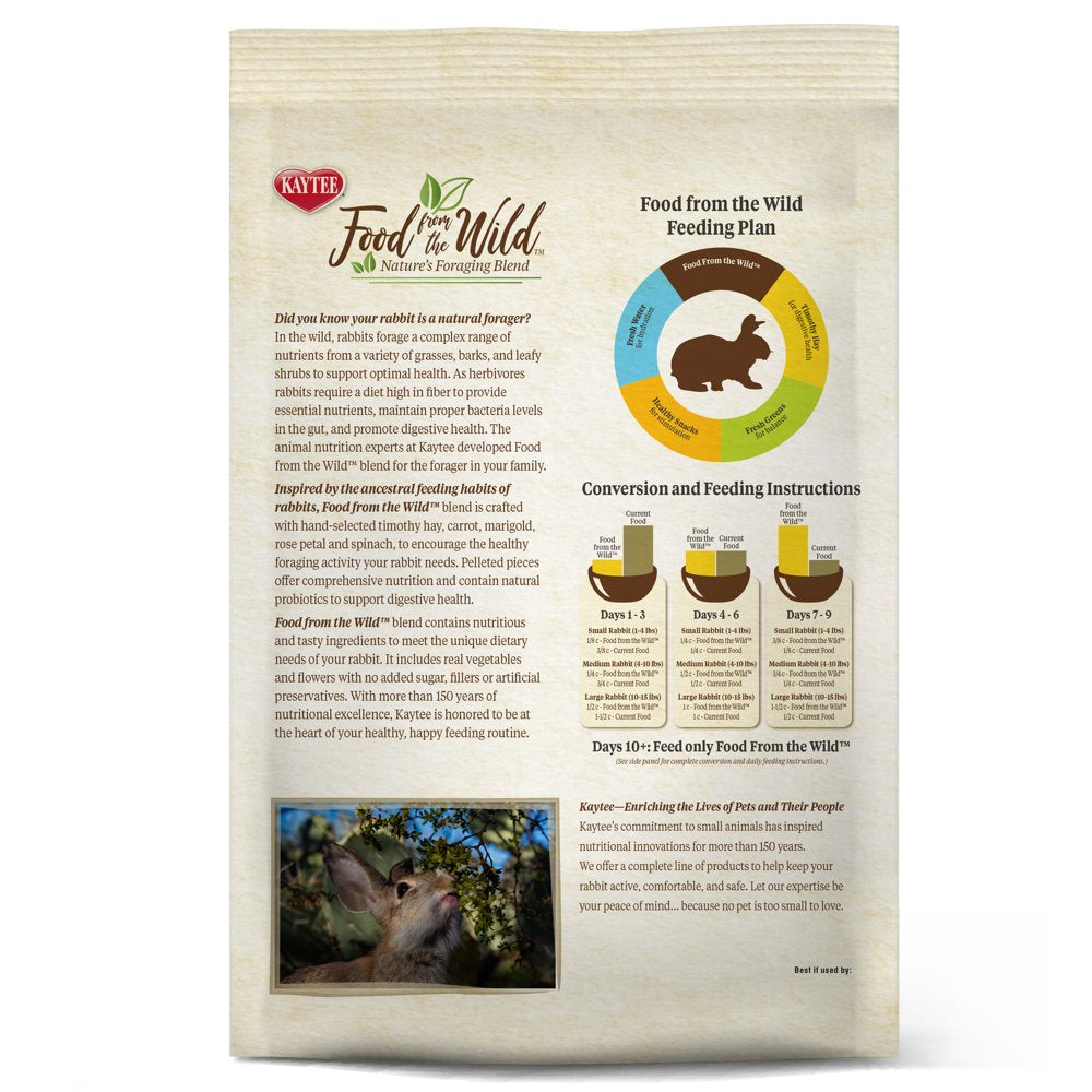 Kaytee Food from the Wild Rabbit Animals & Pet Supplies > Pet Supplies > Small Animal Supplies > Small Animal Food Central Garden and Pet   