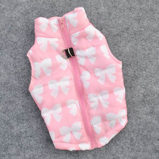 Cozy Waterproof Windproof Reversible Dog Vest, Winter Coat Warm Dog Apparel, Puppy Pet Dogs Padded Vest Harness, Cold Weather Dog Jacket with Zipper Closure and Leash Ring, XS-L, Various Colors Animals & Pet Supplies > Pet Supplies > Dog Supplies > Dog Apparel LINKABC M P 