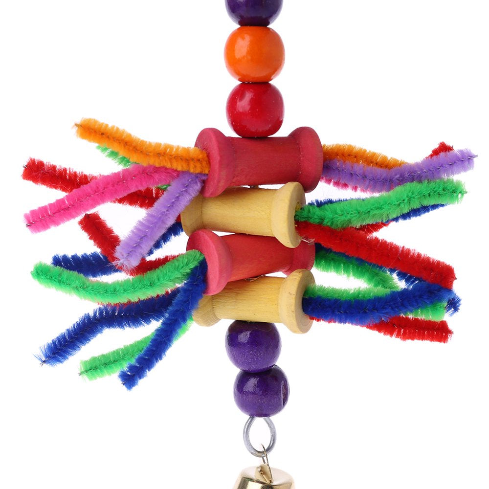 HLGDYJ Parrot Chew Toys Multicolor Bird Parrot Bite String Toys Swing Cage Accessories Animals & Pet Supplies > Pet Supplies > Bird Supplies > Bird Cage Accessories HLGDYJ   