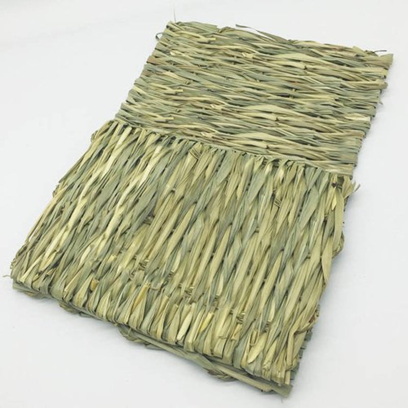 Cheers.Us Grass Mat Woven Bed Mat for Small Animal Grass Mats Bunny Bedding Nest Chew Toy Bed Play Toy for Guinea Pig Parrot Rabbit Bunny Hamster Rat Animals & Pet Supplies > Pet Supplies > Small Animal Supplies > Small Animal Bedding Cheers.US   