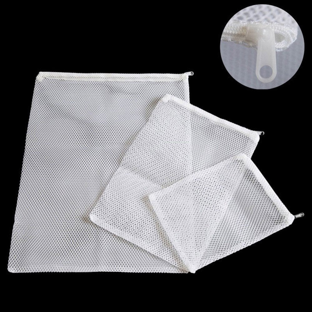 Ruijy Aquarium Filter Mesh Net Bag Fish Tank Pond Filtration Media Zippered Pouch Animals & Pet Supplies > Pet Supplies > Fish Supplies > Aquarium Fish Nets RuiJY   