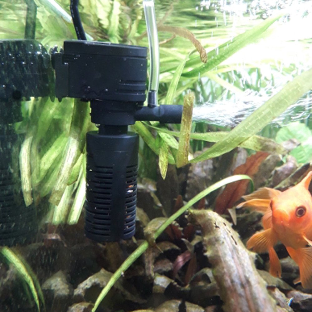 Walbest Aquarium Hang on Filter - Power Waterfall Suspension Oxygen Pump - Submersible Hanging Activated Carbon Biochemical Wall Mounted Fish Tank Filtration Water Animals & Pet Supplies > Pet Supplies > Fish Supplies > Aquarium Filters Walbest   