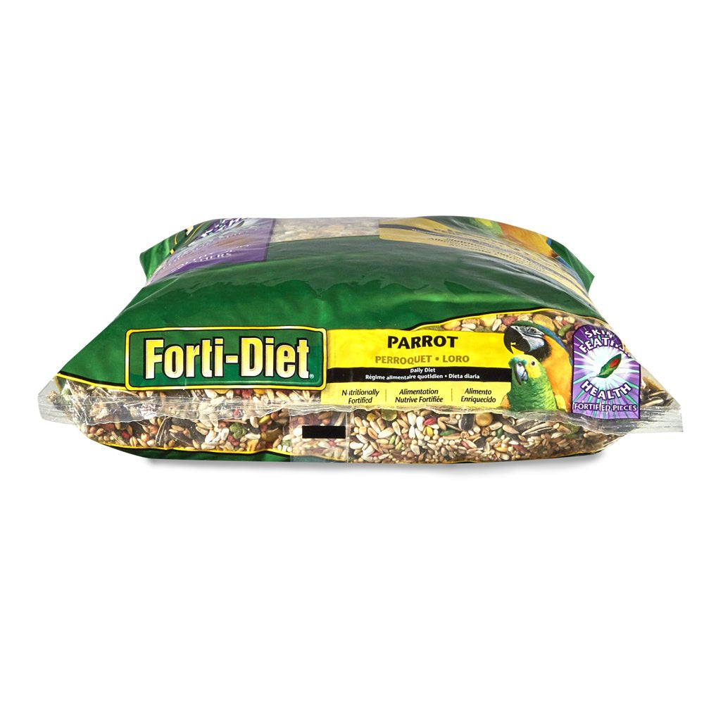 Kaytee Forti-Diet Parrot Feather Health Pet Bird Food, 8 Lb Animals & Pet Supplies > Pet Supplies > Bird Supplies > Bird Food Central Garden and Pet   