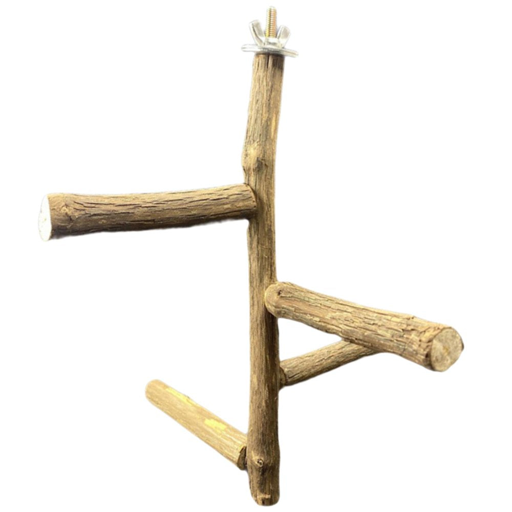 Bird Perches Paw Grinding Standing Stick Wooden Pole Bird Cage Accessories Animals & Pet Supplies > Pet Supplies > Bird Supplies > Bird Cage Accessories SunniMix   