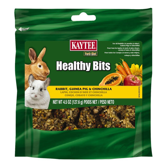 Kaytee Forti-Diet Healthy Bits Treat Rabbit/Guinea Pig 4.5 Oz Animals & Pet Supplies > Pet Supplies > Small Animal Supplies > Small Animal Food Central Garden and Pet   