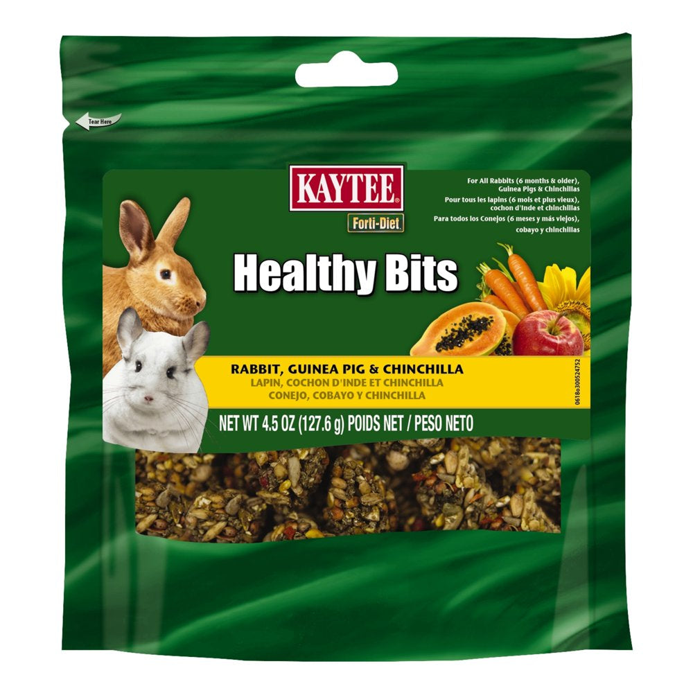 Kaytee Forti-Diet Healthy Bits Treat Rabbit/Guinea Pig 4.5 Oz