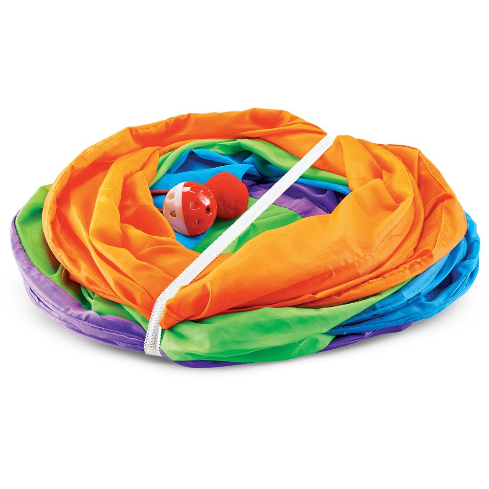 Collections Etc 3-Way Pop up Cat Tunnel with Hanging Toys, Entertainment for Cats, Folds Flat for Easy Storage Animals & Pet Supplies > Pet Supplies > Cat Supplies > Cat Toys Winston Brands   