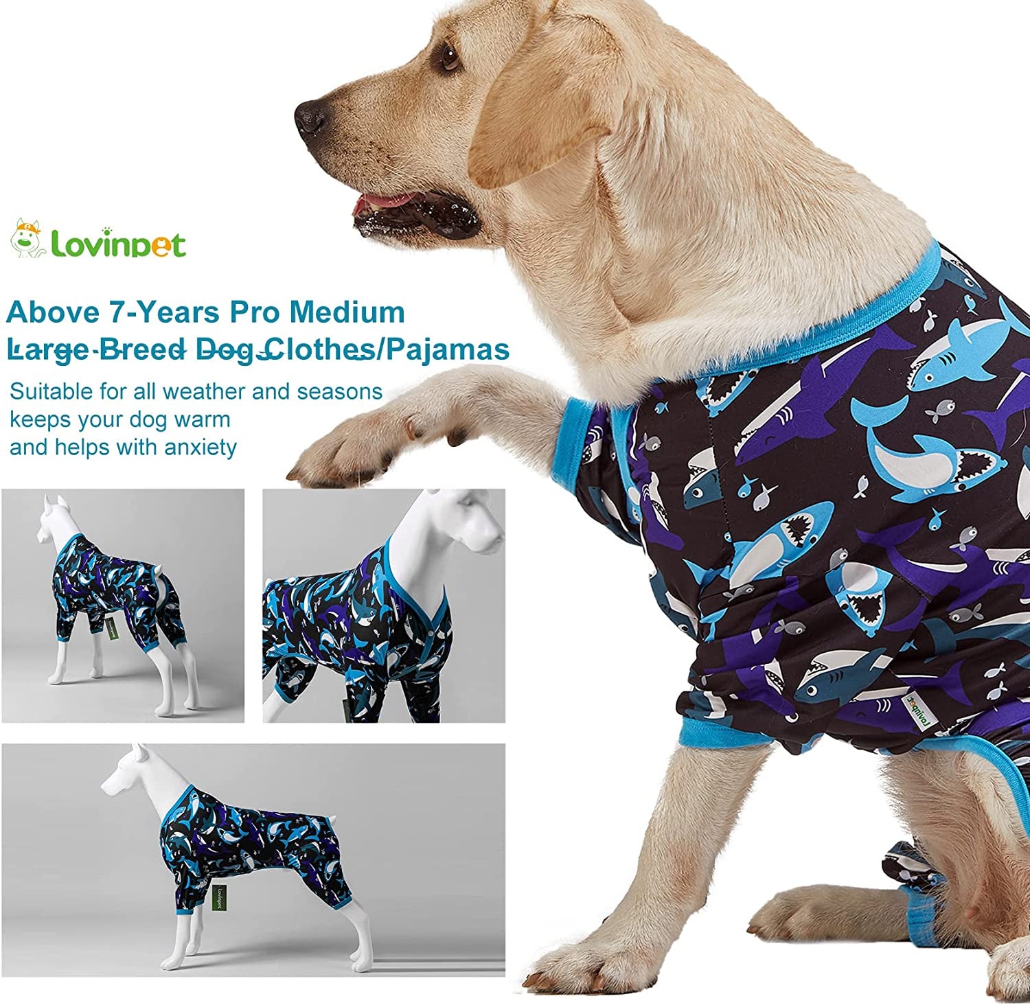  LovinPet Dogs Hoodiess Large, Lightweight & Warm