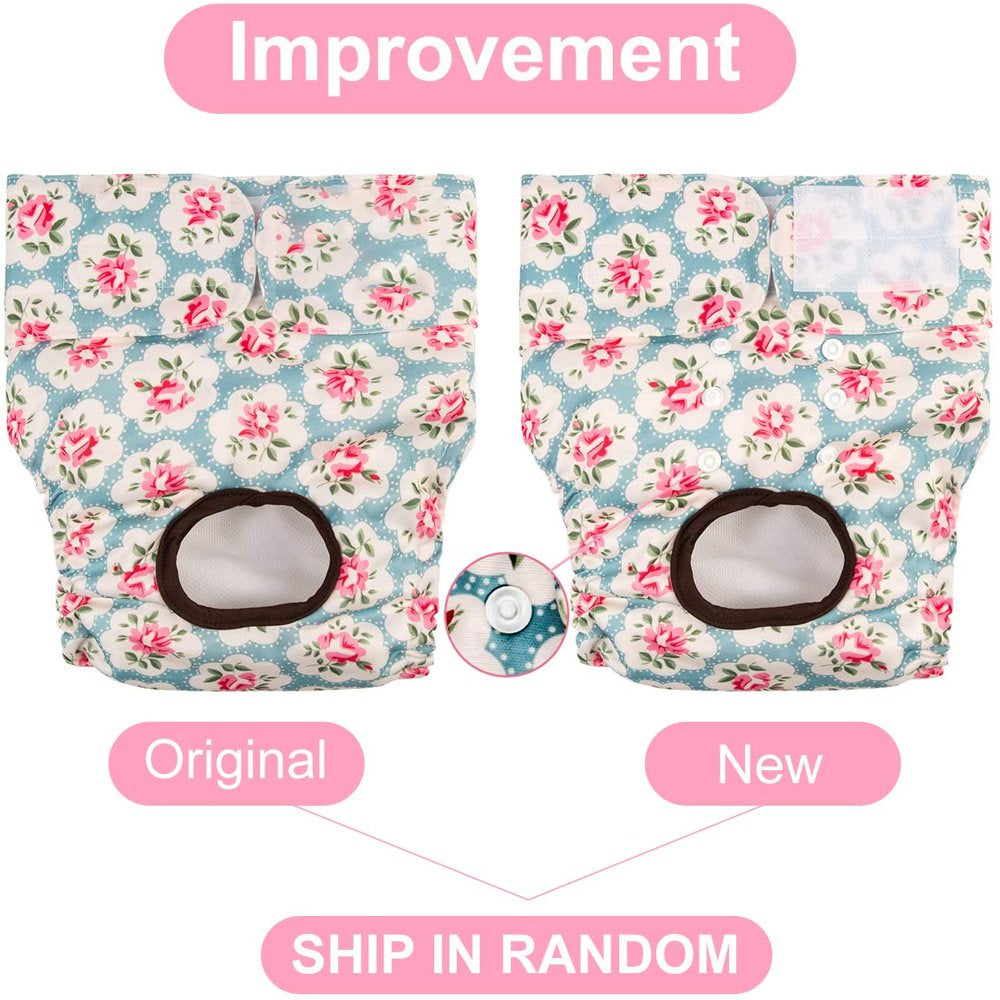 Dog Diapers Female Reusable Period Panties Washable Puppy Pee Pads for Untr Animals & Pet Supplies > Pet Supplies > Dog Supplies > Dog Diaper Pads & Liners Home Décor   