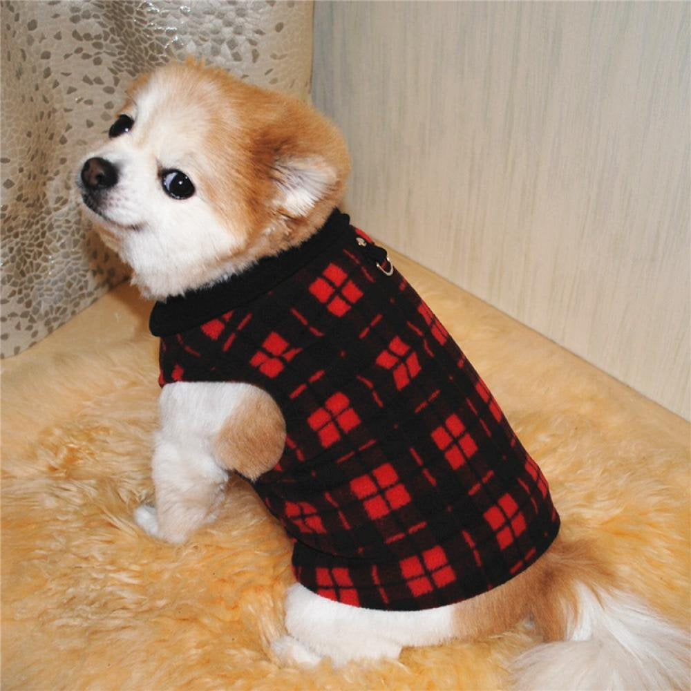 Pet Dogs Fleece Sweater Puppy Winter Vest Coat Warm Jacket for Small Dogs Animals & Pet Supplies > Pet Supplies > Dog Supplies > Dog Apparel ColorProfitKids XL Red 