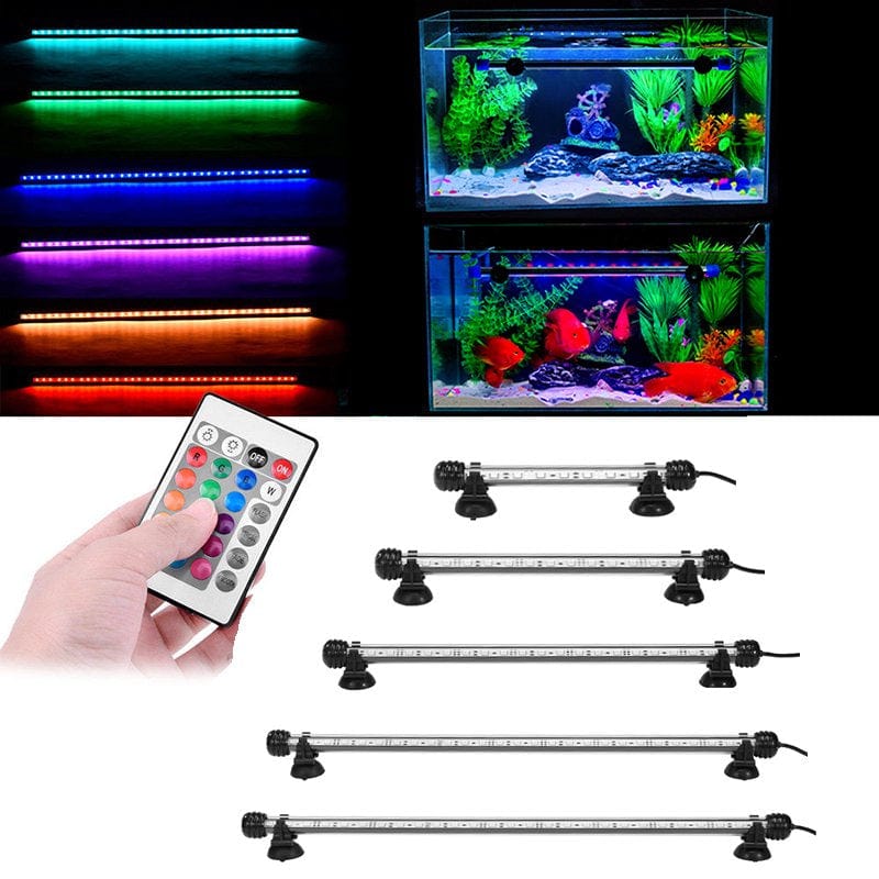 18-52Cm Aquarium Fish Tank LED Light Submersible Waterproof Bar Strip Lamp 5050 Underwater Lights Animals & Pet Supplies > Pet Supplies > Fish Supplies > Aquarium Lighting Gonex 38 cm  