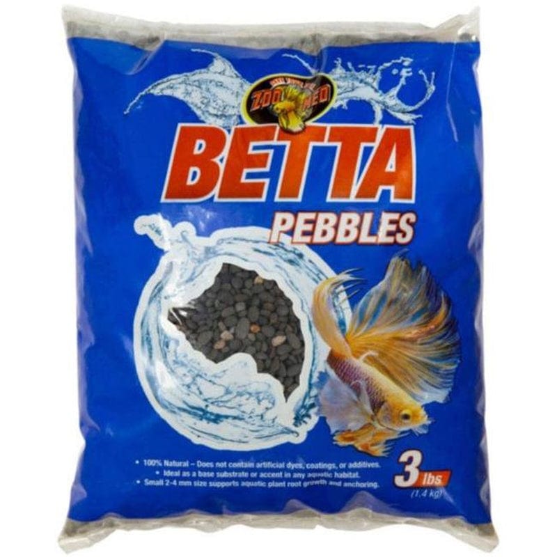 18 Lb (6 X 3 Lb) Zoo Med Natural Betta Pebbles Aquarium Substrate Animals & Pet Supplies > Pet Supplies > Fish Supplies > Aquarium Gravel & Substrates Zoo Med 3 lbs  