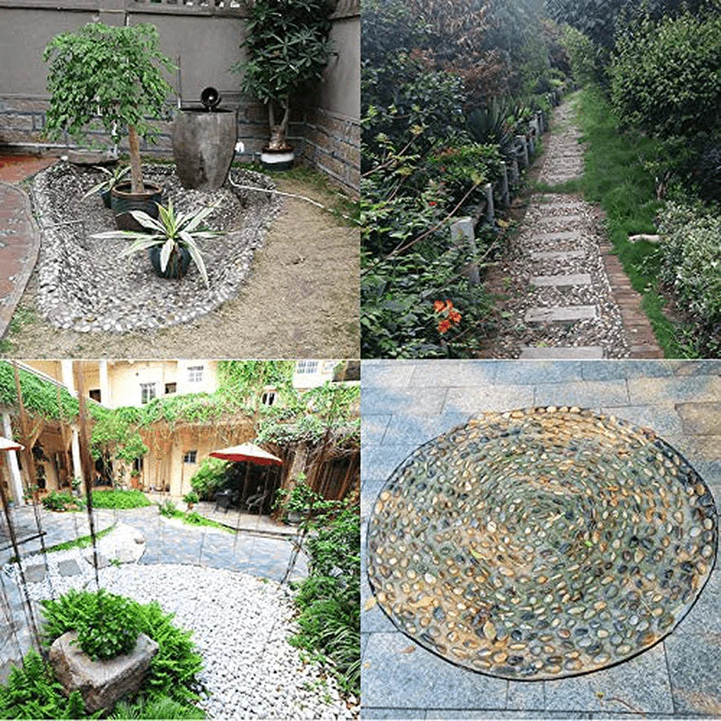 Gravel Pebbles, Mix Colored Stones, Indoor Outdoor Decoration