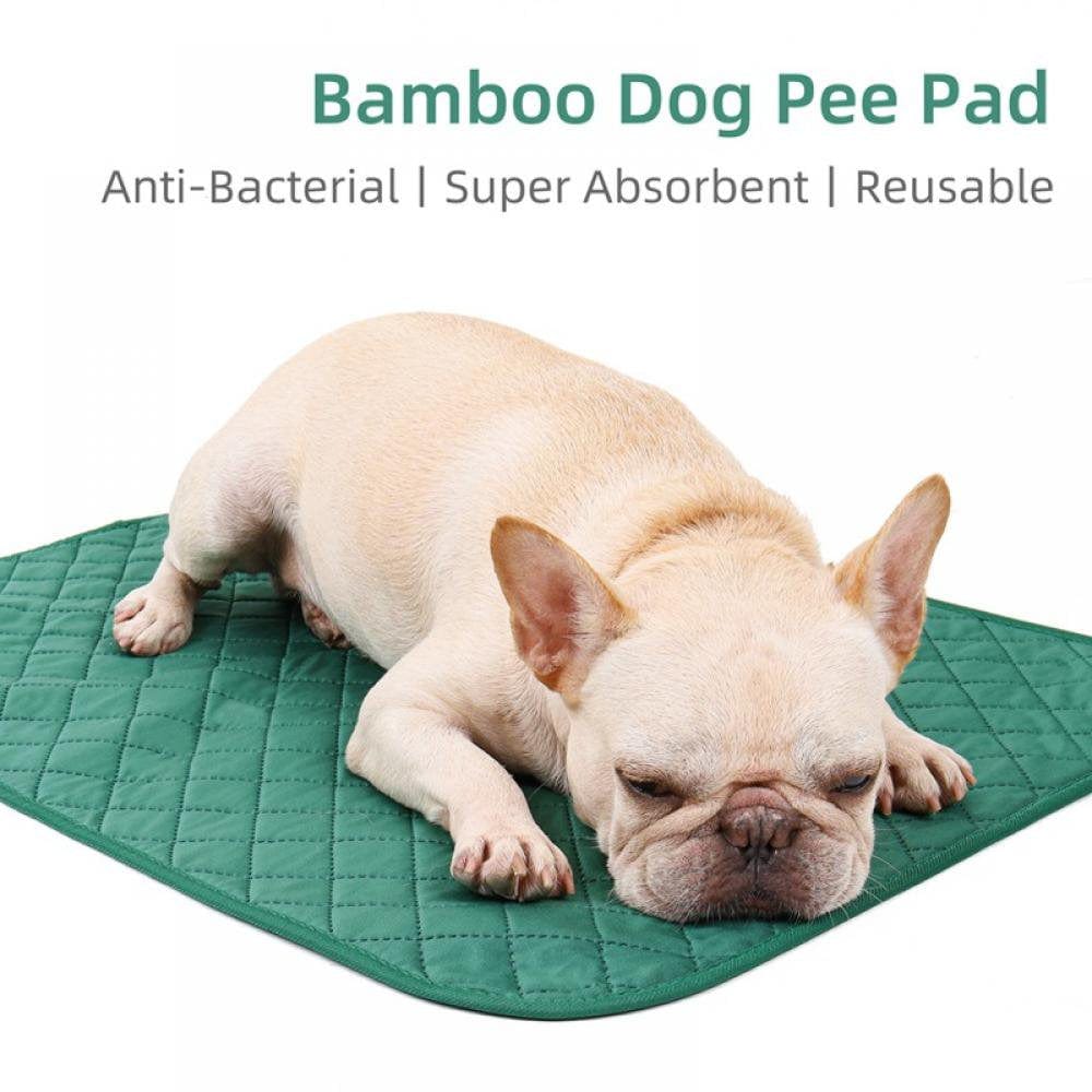 18 X 22 IN- Waterproof Reusable/Quilted Washable Large Dog/Puppy Training Travel Pee Pads/Wee Wee Pads Animals & Pet Supplies > Pet Supplies > Dog Supplies > Dog Diaper Pads & Liners Wisremt   