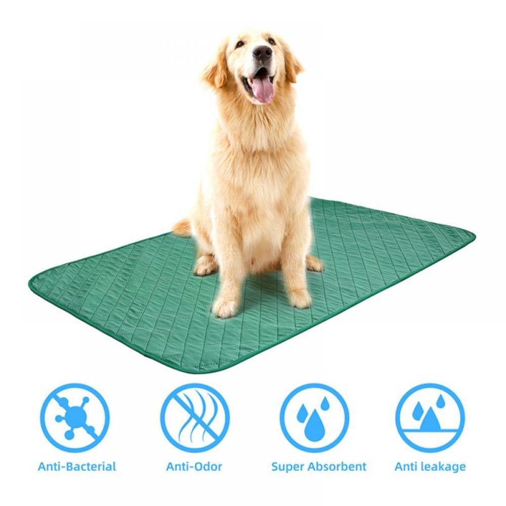 18 X 22 IN- Waterproof Reusable/Quilted Washable Large Dog/Puppy Training Travel Pee Pads/Wee Wee Pads Animals & Pet Supplies > Pet Supplies > Dog Supplies > Dog Diaper Pads & Liners Wisremt   