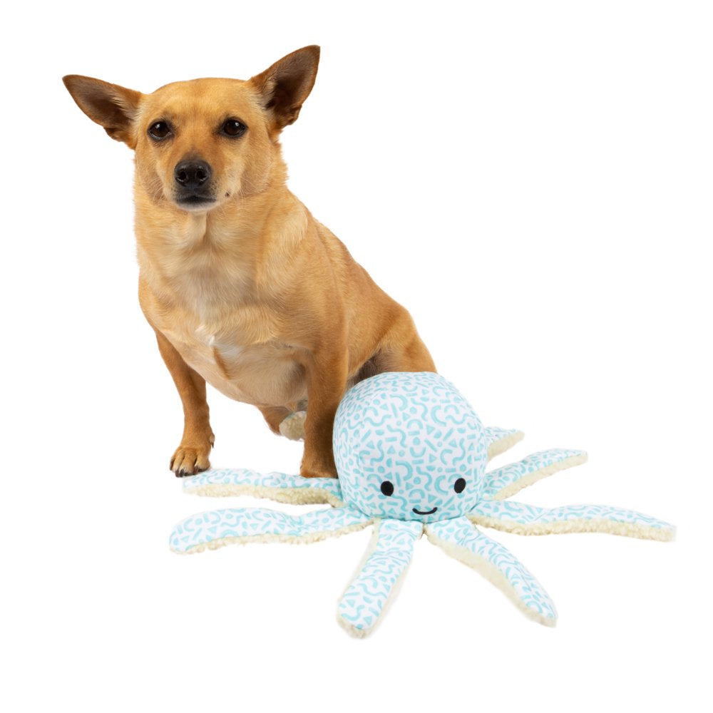 Vibrant Life Blue Octopus Plush Dog Toy