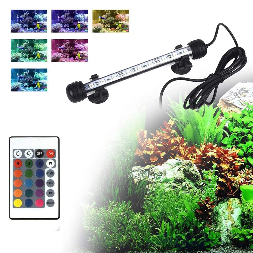 Submersible LED Aquarium Lights, Aquarium Lights with Timed Automatic On/Off, LED Strips for Fish Tanks, Animals & Pet Supplies > Pet Supplies > Fish Supplies > Aquarium Lighting Foeses   