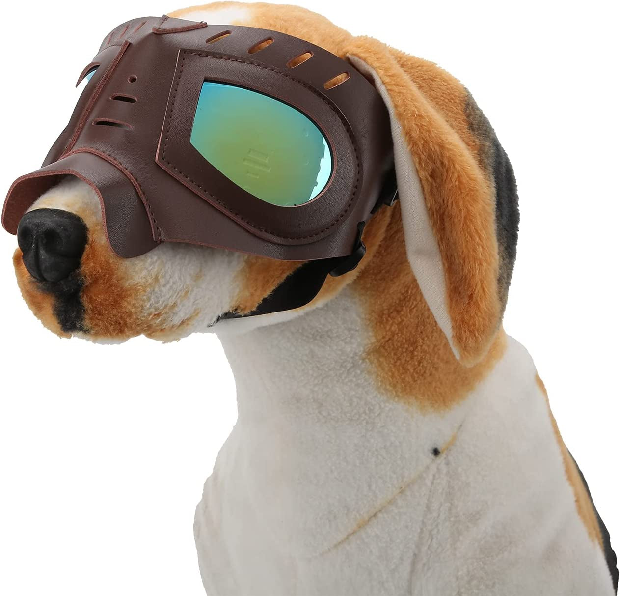 Dog Sunglasses Dog Goggles,12.6In Pet Goggles, UV Protection Wind Protection Dust Protection Fog Protection Animal Glasses Eye Wear Protection with Adjustable Strap for Medium Large Dog Animals & Pet Supplies > Pet Supplies > Dog Supplies > Dog Apparel plplaaoo   