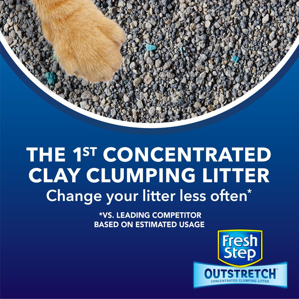 Fresh Step Outstretch Long Lasting Concentrated Clumping Cat Litter, Unscented, 19 Lbs Animals & Pet Supplies > Pet Supplies > Cat Supplies > Cat Litter The Clorox Company   