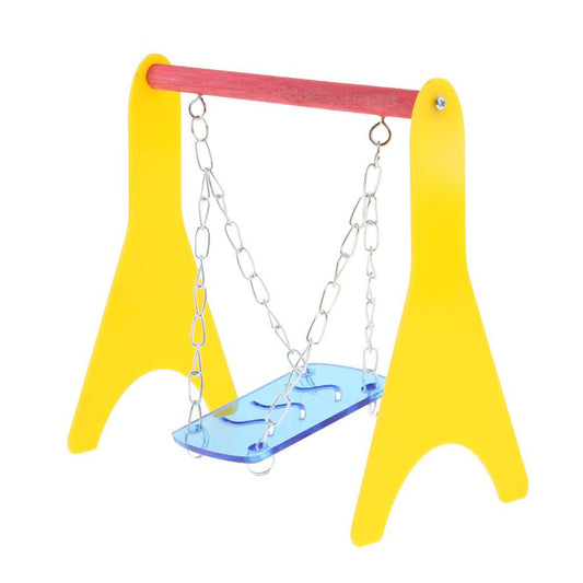 Funny Parrot Bird Perch Stand Play Chewing Toys Gym Activity Table