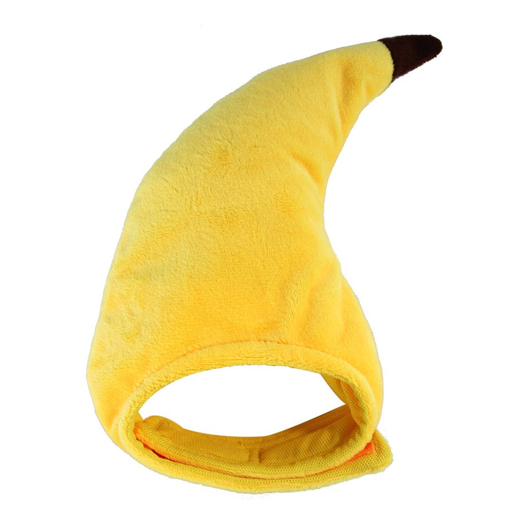 Pet Enjoy Cat Banana Hat Headwear,Cat Dog Soft Headgear Costume Pet Banana Cap,Funny Fruit Banana Apparel for Cats Kitten Puppy Small Dogs Animals & Pet Supplies > Pet Supplies > Dog Supplies > Dog Apparel Pet Enjoy   