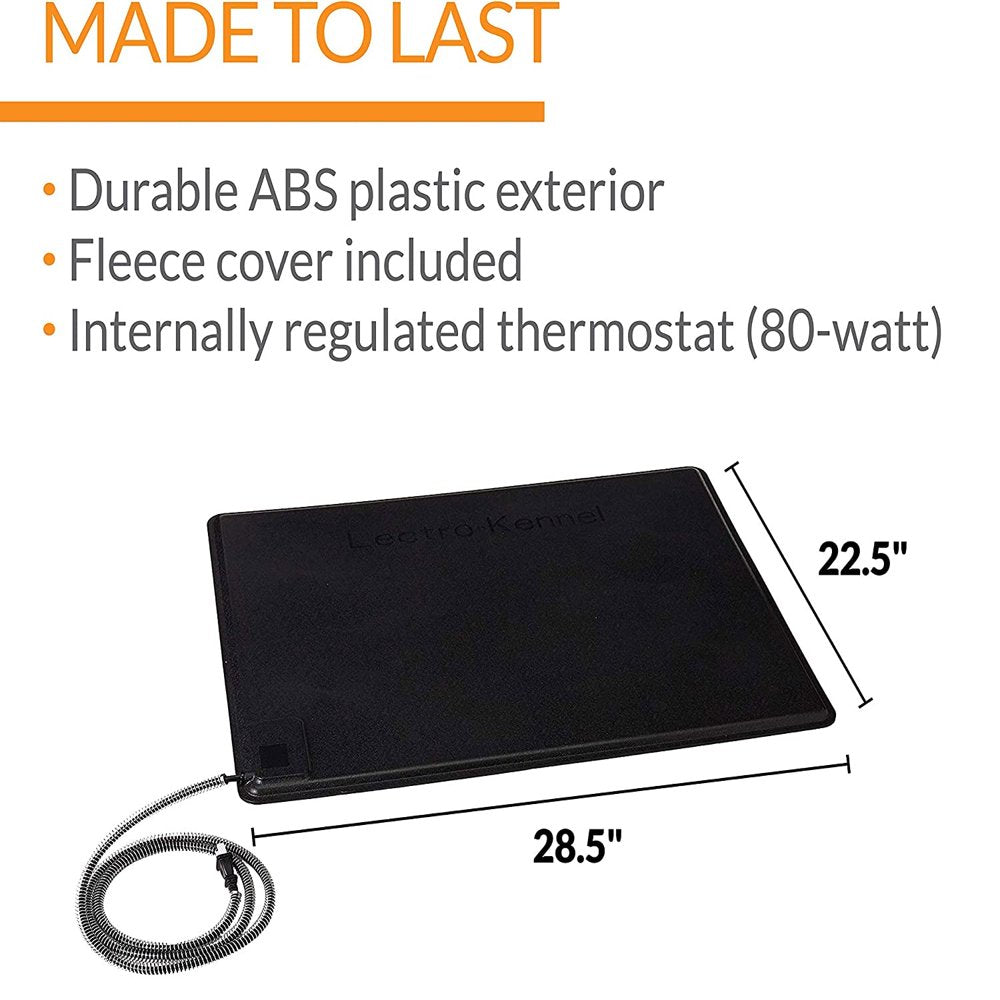 Original Lectro-Kennel Outdoor Heated Pad with Free Cover Animals & Pet Supplies > Pet Supplies > Dog Supplies > Dog Kennels & Runs ALLJOYER   